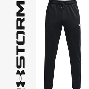 Tall🎯Under Armour Men’s Black Storm Water Repellent Pants Sz: LG Tall / XL Tall